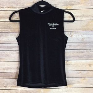 Vintage Harley Davidson Cafe velvet top medium